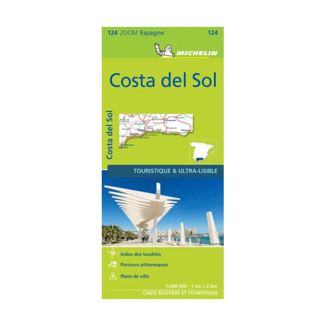 Costa del Sol carte routière zoom Michelin #124