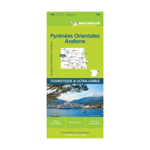 Eastern Pyrenees - Road map Michelin