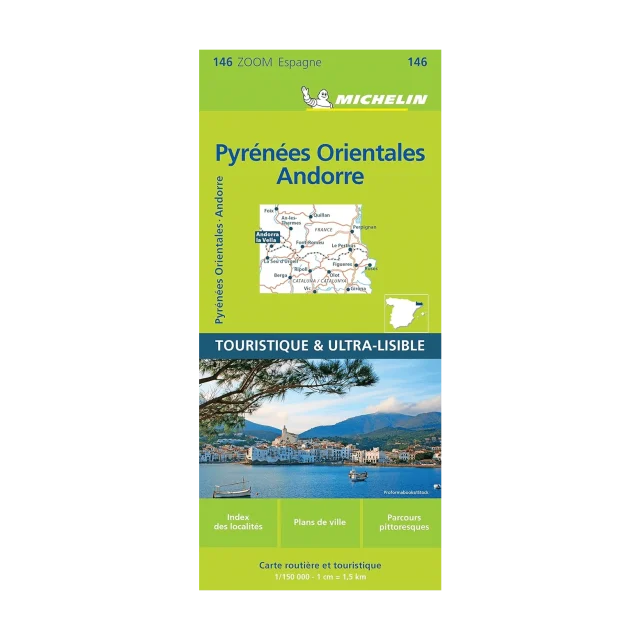 Pyrénées orientales - Carte routière Michelin