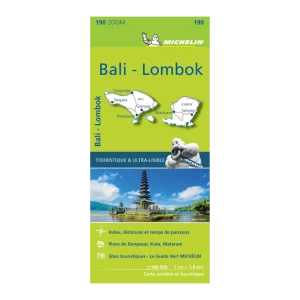 Bali-Lombok carte routière Michelin #190