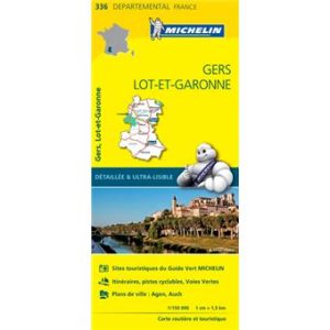 Gers, Lot-et-Garonne - Carte routière Michelin