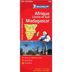 Afrique centrrale et australe - Carte routière Michelin