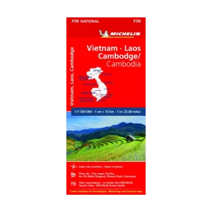 Vietnam, Lao, Cambodia road map Michelin #770