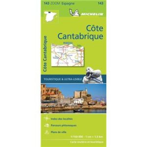 Côte cantabrique - Carte routière Michelin