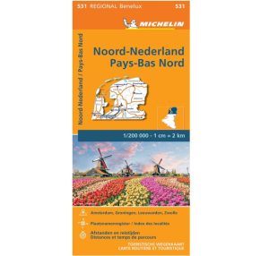 Pays-Bas Nord carte routière Michelin #531