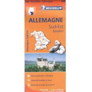 Allemagne Sud-Est et Bavière - Carte routière Michelin