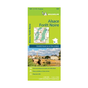 Alsace and Black Forest zoom road map Michelin #131