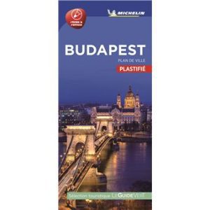 Budapest - City plan laminated Michelin