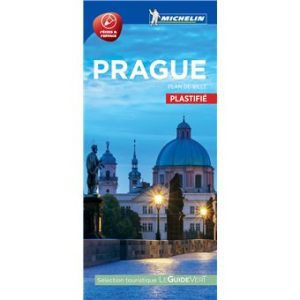 Prague laminated city map Michelin