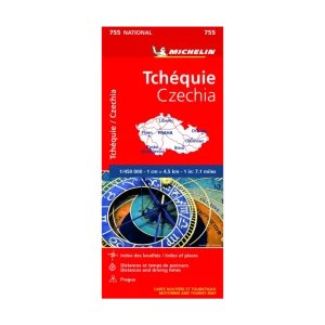 Czech Republic road map Michelin #755