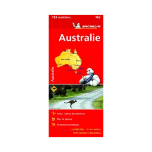 Australie carte routière Michelin #785