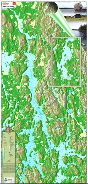 Grand Lac Victoria #539 - Carte nautique TrakMaps