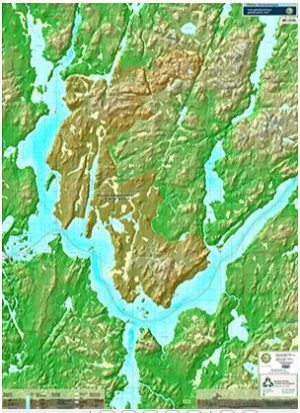 Lac des Quinze #554 - Carte nautique TrakMaps