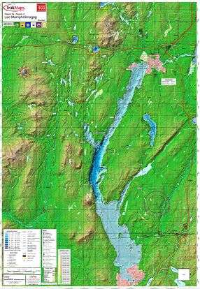 Région du Lac Memphrémagog #403 - Carte nautique TrakMaps