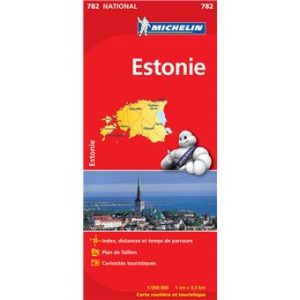 Estonie - Carte routière Michelin