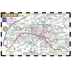Paris métro - Carte Streetwise - Michelin