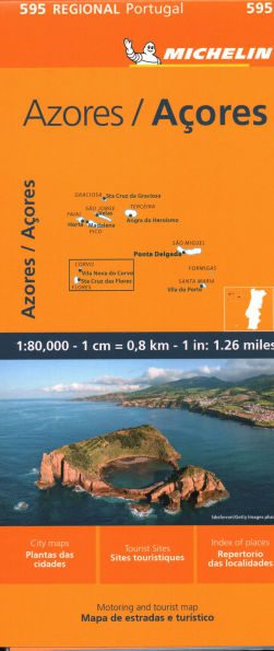 Açores - Carte routière Michelin