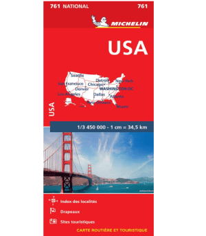 USA - Road map Michelin #761