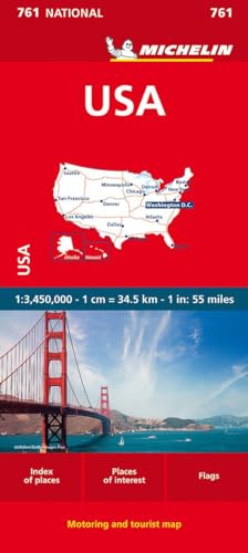 États-Unis - Carte routière Michelin #761