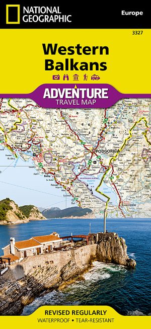Western Balkans carte National Geographic