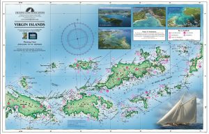 Îles Vierges - Carte nautique The Cruising Guide