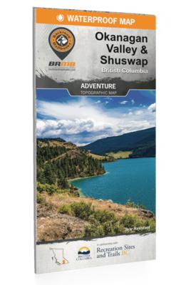 Okanaga & Shuswap - Backroad map - BRMB