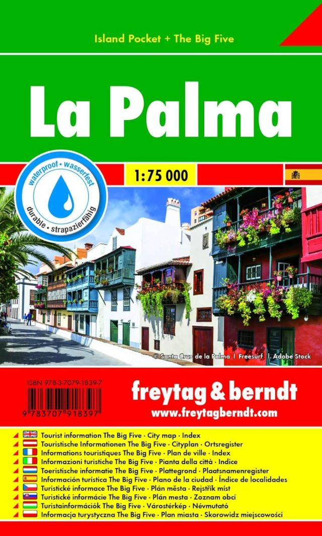 La Palma - Freytag & Berndt Road Map