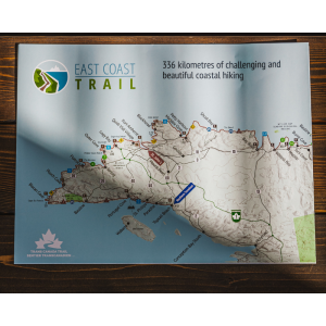 East Coast Trail - Overview map with distances
