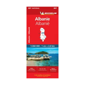 Albanie - Carte routière - Michelin #807