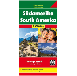Amérique du Sud - Carte pliée Freytag & Berndt