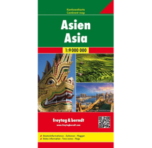 Asia – Freytag & Berndt one-sided folded Map