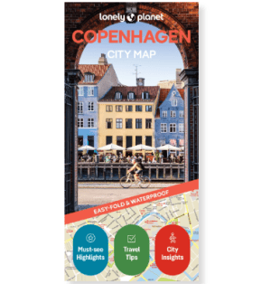 Copenhague - Carte Lonely Planet (ang)