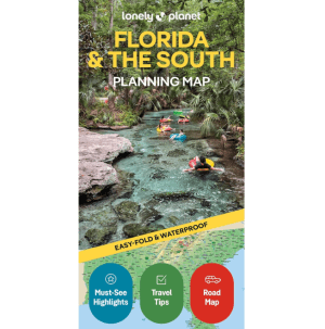 Florida & the Southeast - Lonely Planet map