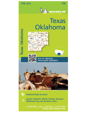 Texas Oklahoma - Carte routière Michelin #176