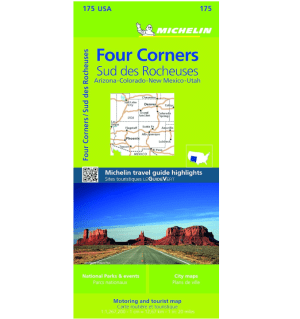 Four Corners (Utah, Arizona, Colorado, New Mexico) – Michelin Road Map #175