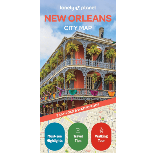 New Orleans – Lonely Planet Tourist Map