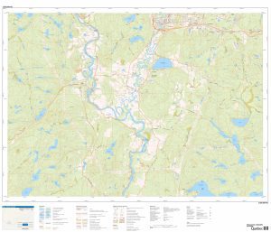 carte topographique 1:20 000 quebec