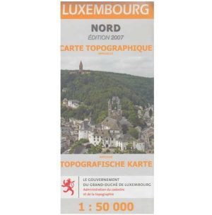 Carte topographique et touristique - Nord du Grand Duché de Luxembourg-1