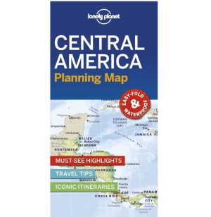 Amérique Centrale - Carte de planification Lonely Planet