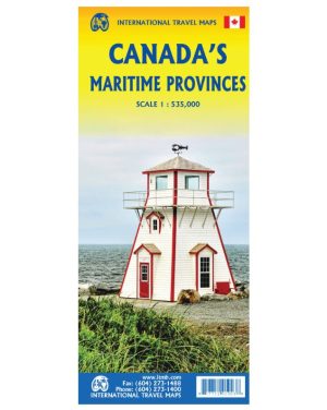 Canada provinces maritimes - Carte routière International Travel Maps