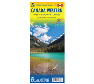 canada wester mao carte ouest du canada