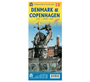 Copenhague & Danemark - Carte routière International Travel Maps