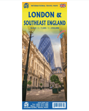 Londres & Angleterre sud-est - Carte routière International Travel Maps