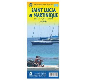 Sainte-Lucie & Martinique - Carte routière International Travel Maps
