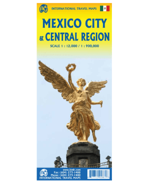 Mexico (ville) & Mexique Centre - Carte routière
