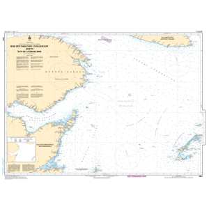 Carte marine chart 4024 Baie des Chaleurs aux Îles de la Madeleine