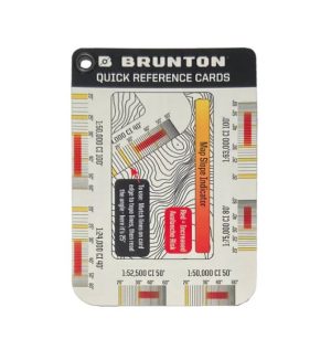 Cartes de référence rapide pour navigation - Brunton