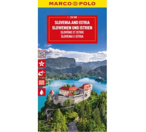 Slovénie et Istrie - Carte routière Marco Polo