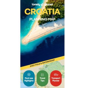 Croatia Lonely Planet Planning map 9781806533282