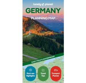 Lonely Planet Germany Planning map 9781806533299